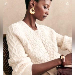 Sezane Bree jumper - size xxs ecru